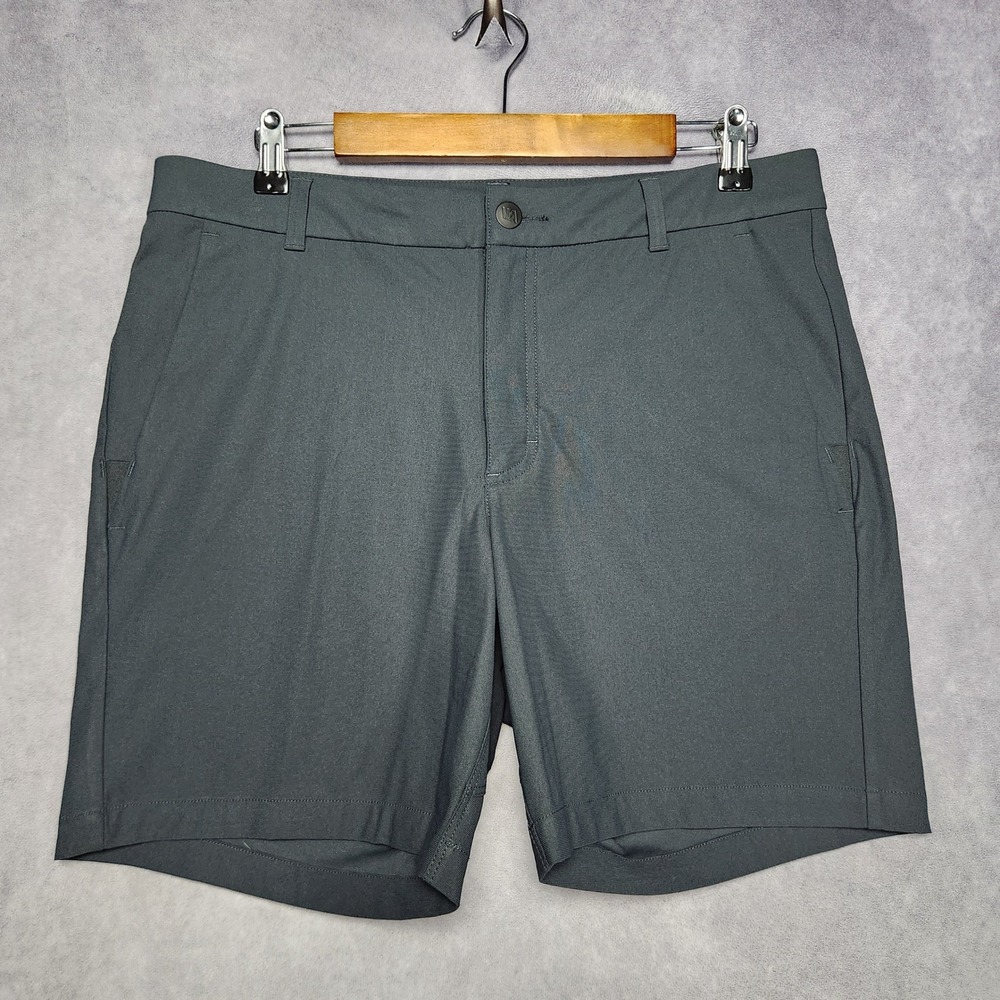 VRST Mens Performance Stretch Shorts Gray Size 34